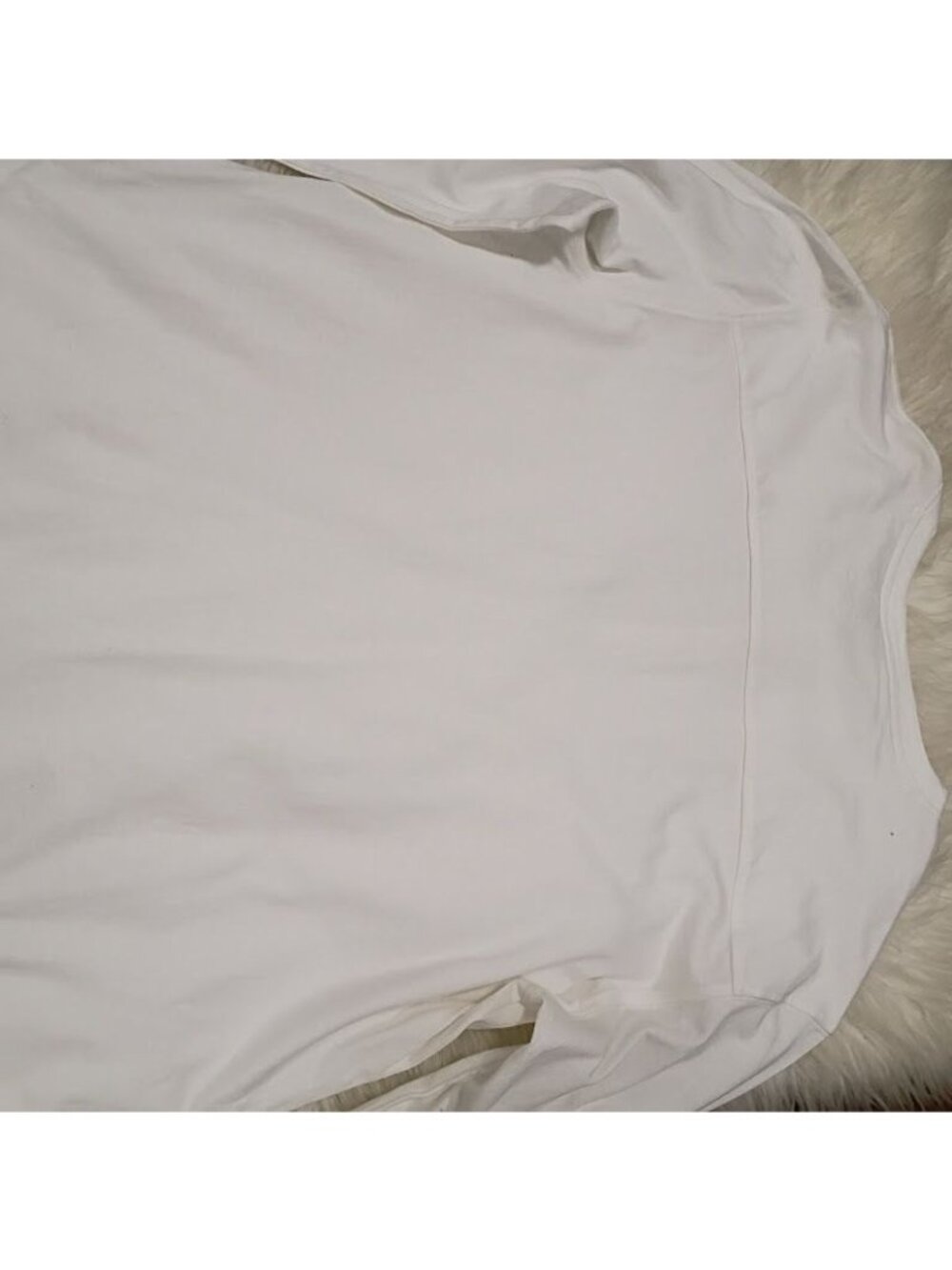 Onia Mens White Long Sleeve Henley Shirt Cotton Blend M New With Tags - Picture 9 of 10